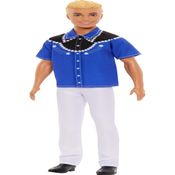 Boneco Ken Fashionistas - Loiro - Camisa Country e Botas Hrh25
