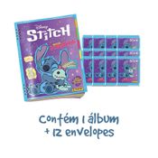 Kit Stitch - Super Scrapbook - Álbum Capa Cartão + 12 envelopes