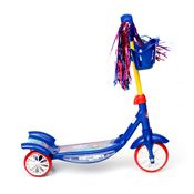 Patinete Infantil com Led Menino Azul 3 Rodas até 30kg
