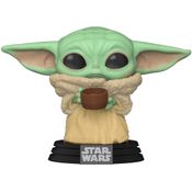 Boneco Funko Pop The Child w Cup 378 Star Wars The Mandalorian