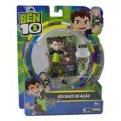 Figura De Ação Ben 10 Articulado C/ Acessorios - Boneco Ben 10 E Massa Cinzenta - Sunny