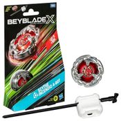 Beyblade X Pião e Lançador Scythe Incendio 4-60T - Hasbro F9583