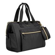 BOLSA MATERNIDADE LUXO MAXI BLACK (PRETO) - KIKKA BOO