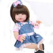 Bebê Reborn Menina Laura Baby - Alexia Corpo 100% Vinil 918