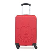 Mala de Bordo Abs 4 Rodas Mickey  3D Vermelha