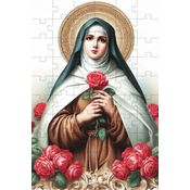Quebra-Cabeça Religiosas de Deus Santa Terezinha do menino Jesus de 300 peças