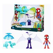 Boneco Homem Aranha E Dino Ghostasaurus Marvel Hasbro G0123