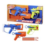 Kit 3 Lançadores Nerf N Series Triple Action Hasbro F9841