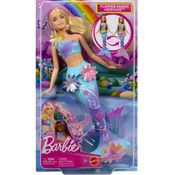 Boneca Barbie Fantasy Sereia Flores Magicas Loira Mattel JDM72