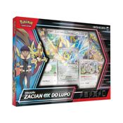 Pokémon TCG Coleção Zacian ex do Lupo com 40 Cartas, 4 Cartas Holográficas e 6 Boosters