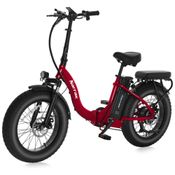Bicicleta Elétrica Dobrável Fat Tire Narrak, Bateria Removível de Lítio 48V 624Wh, Motor sem Escovas de Pico 1100W, Velocidade Máxima 45km/h, Display