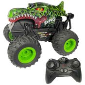 Carrinho Controle Remoto Led 7 Spin Monster Bateria Recarregável, Zippy Toys, Com Luz e Música