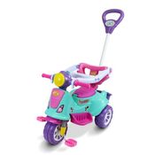 Triciclo Infantil Maral Avespa 2 em 1 Passeio e Pedal - Rosa