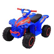 Quadriciclo Elétrico Infantil 6V Spiderman Azul Zippy Toys