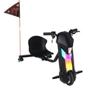 TRICICLO ELETRICO DRIFT 360 COM LED 120KG 250W/36V PRETO - BELFIX