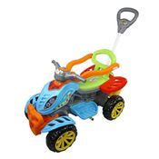 Carrinho de Passeio Infantil Quadriciclo Haste Pedal Menino