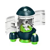 Foguete Espacial Verde Brinquedo Infantil com Astronauta
