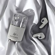 Fone de Ouvido Branco com Caixa de Som Bluetooth Sem Fio