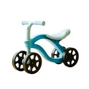 Bicicleta de Equilíbrio Infantil Sem Pedal - 4 Rodas - Estilo Futurista - Confortável, Leve e Segura para Bebês