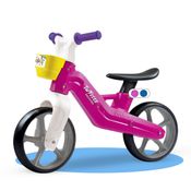Bicicleta Infantil sem Pedal Rosa ou Azul - Com Ajuste de Altura e Porta-Objetos - Para Crianças a partir de 18 Meses