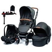 CARRINHO DE BEBE COMO 4 INK COM MOISES + BOLSA + BEBE CONFORTO E BASE  - ABC DESIGN