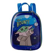 Mochila Pequena Star Wars Grogu Azul Verde Maxtoy 3861
