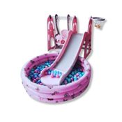 PLAYGROUND INFANTIL 4 EM 1 ROSA - IMPORTWAY