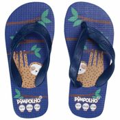 Sandália Praiana Kids Azul Preguiça Menino Pimpolho