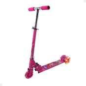 Patinete Sereia Radical Infantil Com Luz nas Rodinhas Rosa Folia Imports