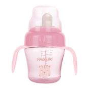 Copo De Treinamento Com Alça E Bico Flexível 150ml Tigresa Feminino Pimpolho - Rosa
