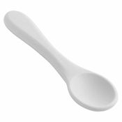 Colher De Silicone Soft Infantil Pimpolho - Cinza