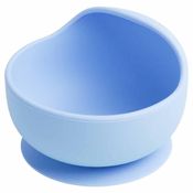 Bowl De Silicone Com Ventosa Soft Masculino Pimpolho - Azul
