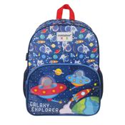 Mochila Escolar G Infantil Menino Astronauta Galaxy Explorer Container Kids