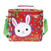 Lancheira Infantil Menino Soft Cute Animals Coelho Container Kids