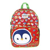 Mochila Escolar G Infantil Menino Cute Animals Pinguim Container Kids