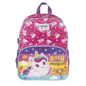 Mochila Escolar G Infantil Menina Unicórnio Born To Be Magical Container Kids