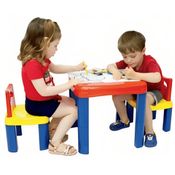 Mesinha Infantil Oficina Criativa com 2 Cadeiras - Simotoys