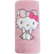 Manta Com Aplique Hello Kitty Rosa Claro 75*100cm Bene Casa