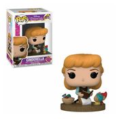 Boneco Funko Pop Disney Princesas Cinderela 1015 com Ratinhos e Base Temática