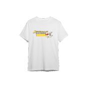 Camiseta Dry Fit Branca Manga Curta Superman Look Up