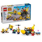LEGO Meu Malvado Favorito 4 Minions e Carro Banana 136 peças