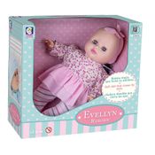 Boneca Evellyn Reborn Menina - Cotiplás 2812