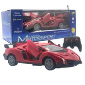 Carrinho Controle Remoto Motor Sport, CKS Toys, Abre As Portas E Acende Os Faróis