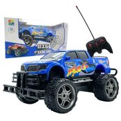 Carrinho Controle Remoto Pick-Up Super Big Foot, CKS Toys, Com Bateria Recarregável, Acende Faróis