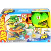 Pista Aspiral T-Rex City Hotwheels - Mattel JBM73-944Ac