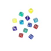 Jogo De Dados Com 12 Colorido 6 Lados - Western