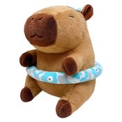 Pelucia de Capivara com Boia e Oculos 30 cm