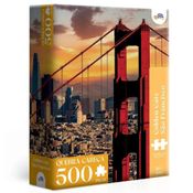 Quebra Cabeça Golden Gate São Francisco 500 Peças Toyster