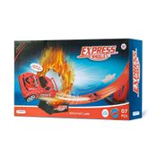 Pista De Percurso e Mini Veículo - Express Wheels - Fast Lane - Multikids
