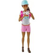 Boneca Barbie Negra Esportista c/ Pet - Mattel